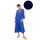 Γυναικείο Beachdress Pink Label -  Yacht Blue - Midi Φόρεμα - Regular Fit - Viscose