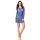 Γυναικείο Καφτάνι Vamp - Beachwear Μπλε - Βαμβακερό