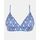 Μαγιό top Rock Club - Greek print - Bikini Τρίγωνο με Λάστιχο - Cup C D