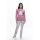 Γυναικεία πυτζάμα Galaxy - Ροζ - Καρό παντελόνι - Plus Size