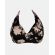 Μαγιό top Τρίγωνο Rock Club - Peony print - Bikini για μεγάλο στήθος - Cup E