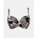 Γυναικείο Μαγιό top Rock Club - Macacao print - Bikini για μεγάλο στήθος - Regular Fit - Lycra - Cup E
