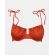 Γυναικείο Μαγιό top Rock Club - Terracotta Bikini - Χωρίς Ενίσχυση - Regular Fit - Lycra - Cup B C