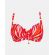 Γυναικείο Μαγιό top Rock Club - Waves print - Bikini για μεγάλο στήθος - Regular Fit - Lycra - Cup E