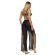 Γυναικείο MED Beachwear παντελόνι ZOEY - Μαύρη Παντελόνα See-through - Regular Fit