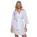 Γυναικεία Νυφική ρόμπα Bride MED - Σατέν Λευκή - Regular Fit - Polyester