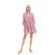 Γυναικείο Beachdress Pink Label -  Φόρεμα - Ροζ Ριγέ - Regular Fit - Cotton