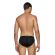 MED Ανδρικό slip EVAN - Μαύρο -  Fashion Μαύρο λάστιχο - Regular Fit - Modal