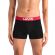 Ανδρικό Boxer Levi's - Fashion λάστιχο - Μαύρο Κόκκινο - 2 pack - Regular Fit - Cotton