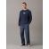 Ανδρική πυτζάμα Calvin Klein - Μπλε - Print Logo - Regular Fit - Cotton