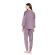 Γυναικεία Πυτζάμα Pink Label - Μωβ - Soft Velvet - Polyester  - Regular Fit
