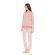 Γυναικεία Πυτζάμα Pink Label - Ροζ - Φλοράλ παντελόνι - Cotton - Regular Fit