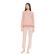 Γυναικεία Πυτζάμα Pink Label - Ροζ - Φλοράλ παντελόνι - Cotton - Regular Fit