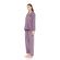 Γυναικεία Πυτζάμα σεμιζιέ Pink Label - Μωβ - Soft Velvet - Polyester  - Regular Fit