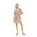 Γυναικείο Beachdress Pink Label -  Φόρεμα - Skin - Regular Fit - Cotton