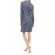 Γυναικείο Νυχτικό Pink Label - Μπλε Εμπριμέ - Regular Fit - Modal