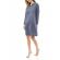 Γυναικείο Νυχτικό Pink Label - Μπλε Εμπριμέ - Regular Fit - Modal