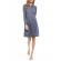 Γυναικείο Νυχτικό Pink Label - Μπλε Εμπριμέ - Regular Fit - Modal