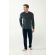 Ανδρική πυτζάμα Vamp - Navy με ρίγες - Homewear Set Βελουτέ - Regular Fit - Cotton