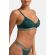 Γυναικεία Bralette Dorina - 1+1 ΔΩΡΟ - Γεωμετρική Δαντέλα - Πράσινο - Μπεζ -  Polyamide - Regular Fit