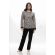 Γυναικεία πυτζάμα Galaxy - Animal print - Μαύρο παντελόνι - Regular Fit - Cotton