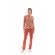 Γυναικεία Πυτζάμα Pink Label - Εμπριμέ - Bronze - Viscose - Regular Fit