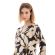 Γυναικεία Πυτζάμα Pink Label - Μπλε Floral μπλούζα - Χρυσό παντελόνι