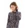 Γυναικεία Πυτζάμα Pink Label - Zebra print - Μπλε - Cotton - Regular Fit