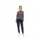 Γυναικεία Πυτζάμα Pink Label - Zebra print - Μπλε - Cotton - Regular FitΓυναικεία Πυτζάμα Pink Label - Zebra print - Μπλε - Cotton - Regular Fit