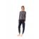 Γυναικεία Πυτζάμα Pink Label - Zebra print - Μπλε - Cotton - Regular Fit