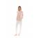Γυναικεία Ρόμπα Pink Label - Dusty Pink - Ψαροκόκαλο - Fleece - Polyester - Regular Fit