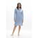 Γυναικείο νυχτικό Galaxy - Γαλάζιο Φλοράλ - Mini - Regular Fit - Cotton