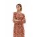 Γυναικείο Νυχτικό Pink Label - Μπρονζέ Εμπριμέ - Regular Fit - Viscose