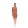 Γυναικείο Νυχτικό Pink Label - Μπρονζέ Εμπριμέ - Regular Fit - Viscose