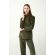 Γυναικεία φόρμα Vamp - Homewear Set - Λαδί Βελούδο - Regular Fit - Cotton