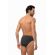 Ανδρικό slip Minerva - Sporties - Γκρι - Εσωτερικό Λάστιχο - 3 pack - Regular Fit - Cotton