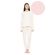 Γυναικεία Πυτζάμα Pink Label - Baby Pink - Viscose - Regular Fit