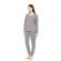 Γυναικεία Πυτζάμα Pink Label - Γκρι - Viscose - Regular FitΓυναικεία Πυτζάμα Pink Label - Γκρι - Viscose - Regular Fit