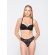 Γυναικείο Σουτιέν Balconette Luna Sylvie - Μαύρο - Δαντέλα - Cup D - Polyamide - Regular Fit