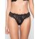 Γυναικείο String slip Luna - Ζακάρ Μαύρη Δαντέλα - Sexy διαφάνεια - Polyamide - Regular Fit