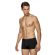 MED Ανδρικό boxer - Μαύρο -  Fashion λάστιχο με Logo - MULTIPACK x3- Regular Fit - Modal