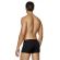 MED Ανδρικό boxer - Μαύρο -  Fashion λάστιχο με Logo - MULTIPACK x3- Regular Fit - Modal