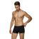 MED Ανδρικό boxer - Μαύρο -  Fashion λάστιχο με Logo - MULTIPACK x3- Regular Fit - Modal