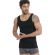 Walk Ανδρικό φανελάκι - Μαύρο -Τιράντα - bamboo - Regular Fit