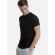 Walk Ανδρικό t-shirt - Μαύρο - Κοντό μανίκι - Cotton - Regular Fit