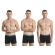 Ανδρικό boxer Walk - Μαύρο - Fashion λάστιχο με logo - 3 pack - Cotton - Regular Fit