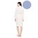 Γυναικεία Ρόμπα Pink Label - Κοντή - Γαλάζια - Bamboo - Regular Fit