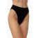 Γυναικείο Brazil slip Minerva - Μαύρο - Ψηλόμεσο - 2 Pack - Regular Fit - Cotton