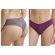 Γυναικείο brazil slip Walk - Δαντέλα - Μονόχρωμο Brief από ίνες bamboo - Regular Fit - 2 pack