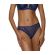 Γυναικείο Brazilian MED NORA - Μπλε δαντέλα - Sexy slip - Regular Fit - Polyester